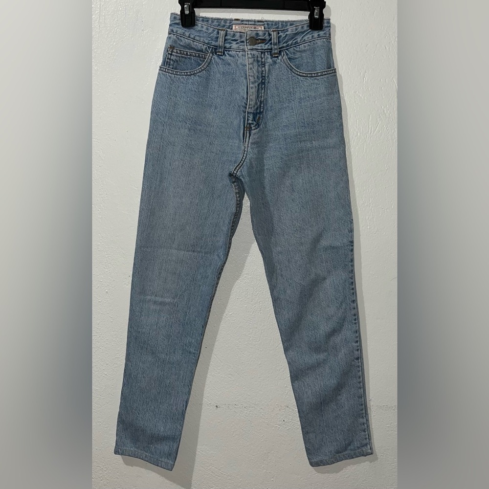 Vintage Guess High-Waisted Mom Style Jeans Logo Fits Sz 24 USA 100% Cotton